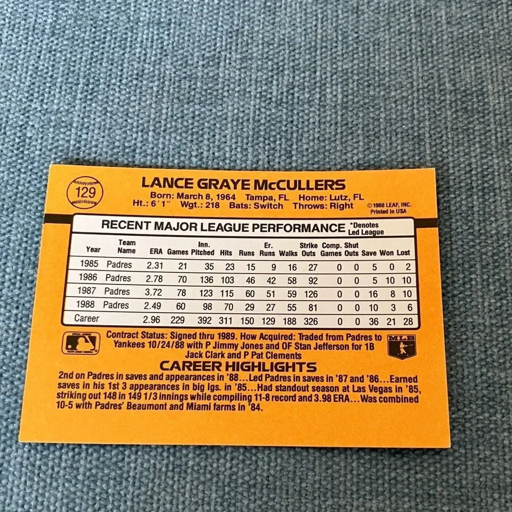 Donruss see pictures